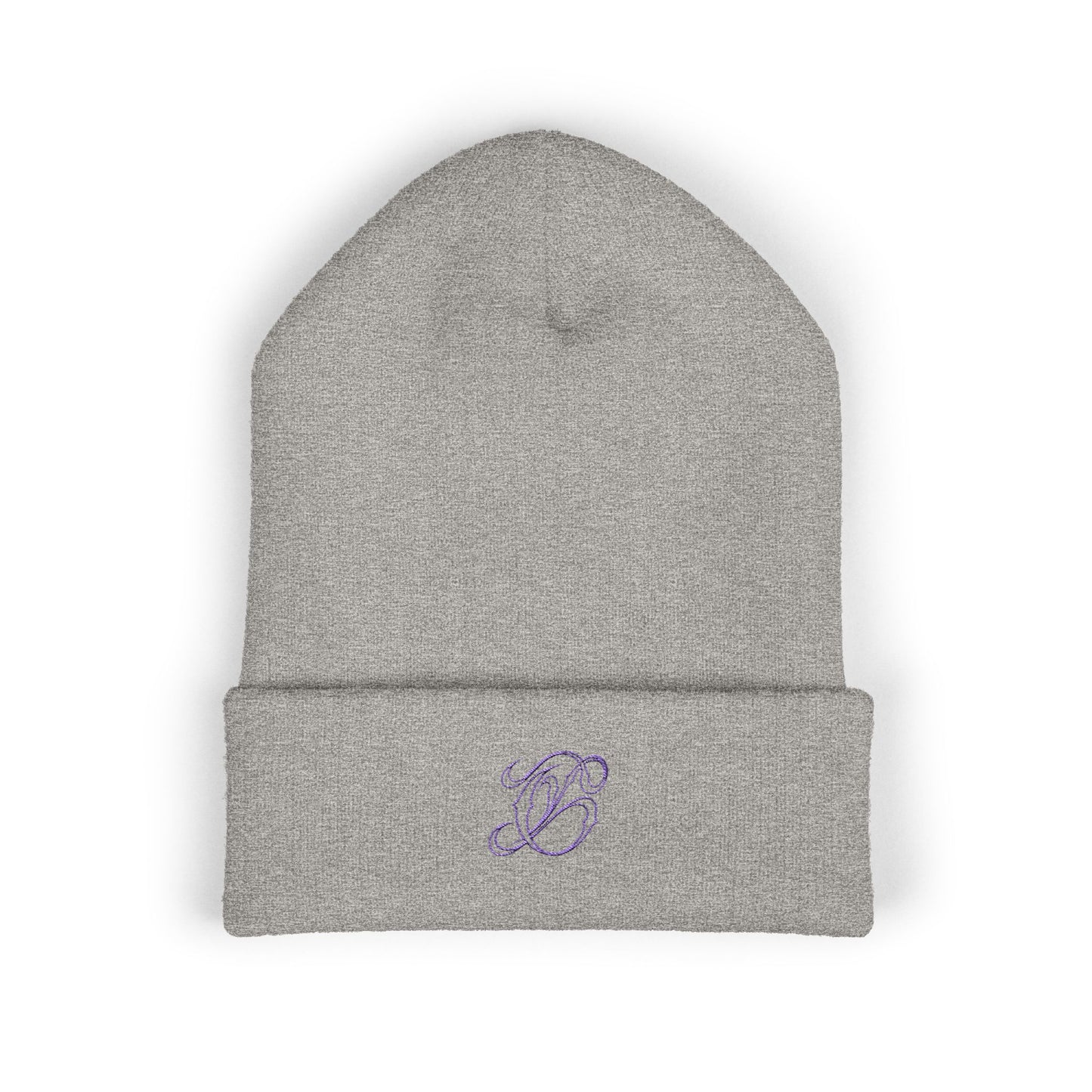 Elegant Monogram Cuffed Beanie - Custom Embroidery, Perfect Gift for Him/Her, Winter Accessory, Cozy Hat, Personalized Style