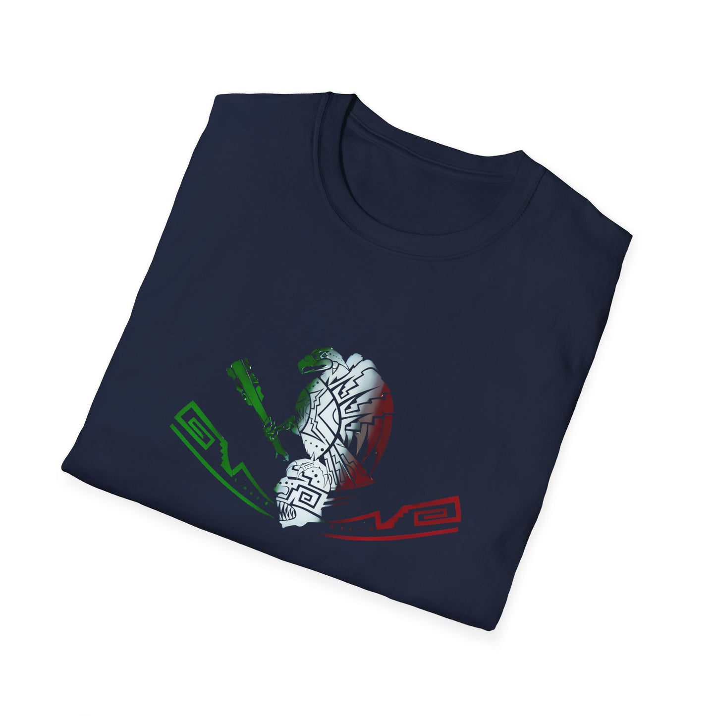 Softstyle T-Shirt Eagle Mexican Flag Colors