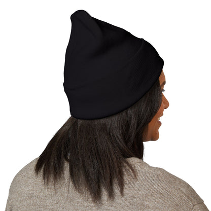 Stylish Embroidered Cuffed Beanie | Cozy Winter Hat,  Gifts for Him, Her, Casual Accessories, Beanie for All Seasons