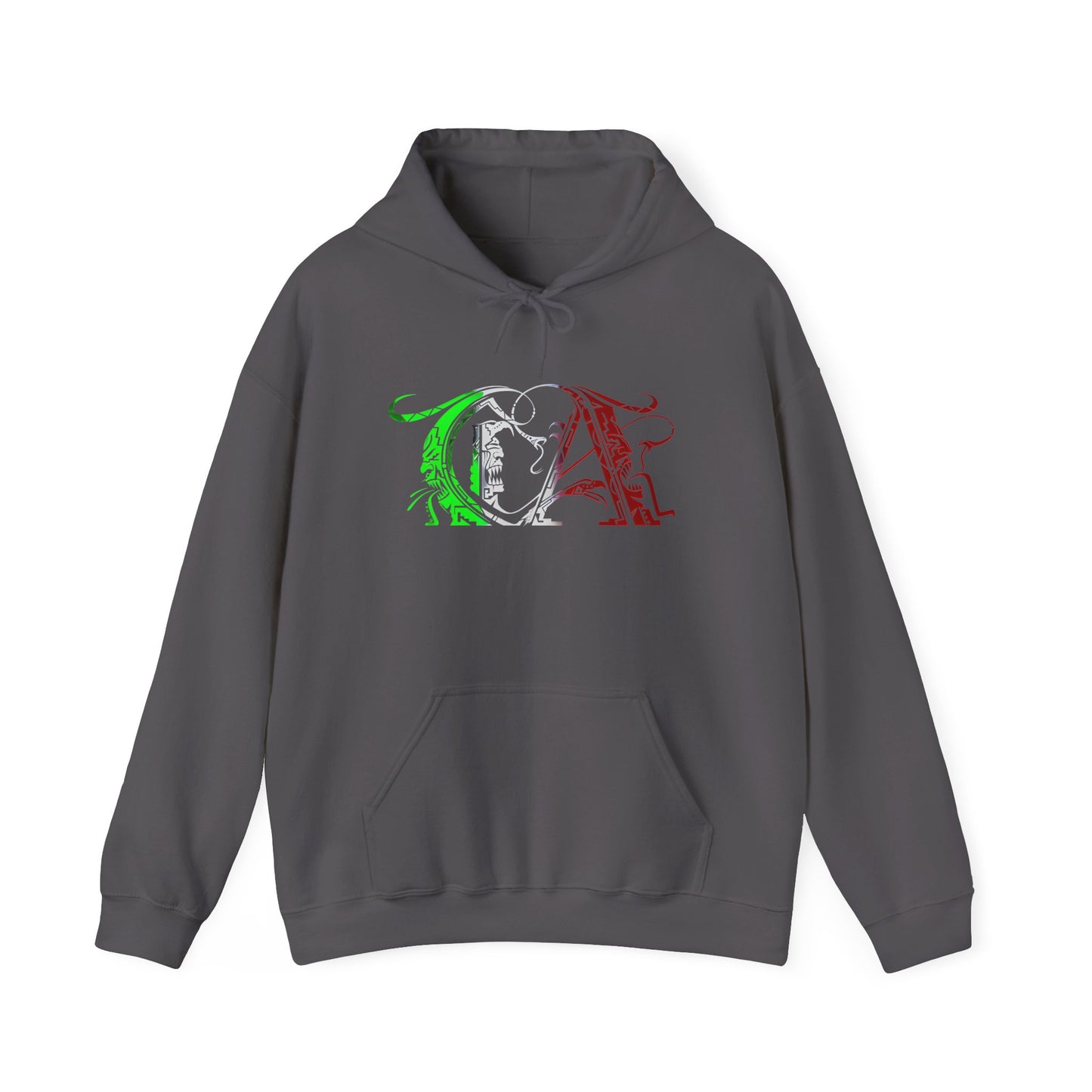 Green, Red and White CA Mexican Hoodie