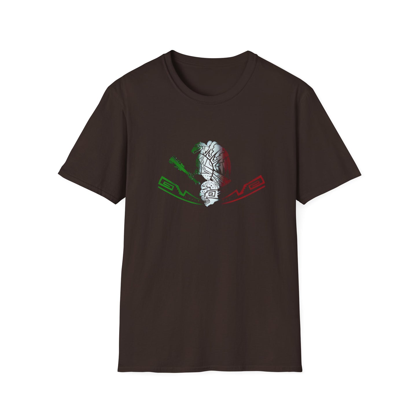 Softstyle T-Shirt Eagle Mexican Flag Colors