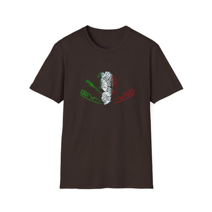 Softstyle T-Shirt Eagle Mexican Flag Colors