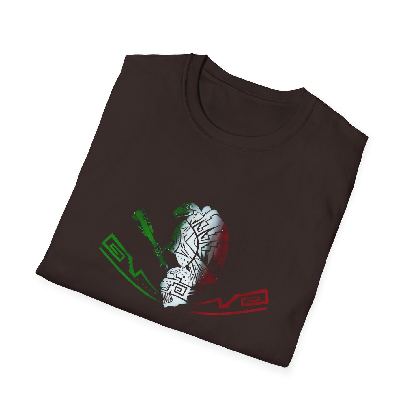 Softstyle T-Shirt Eagle Mexican Flag Colors