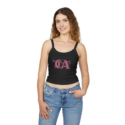 Women's Spaghetti Strap Tank Top, Pink CA