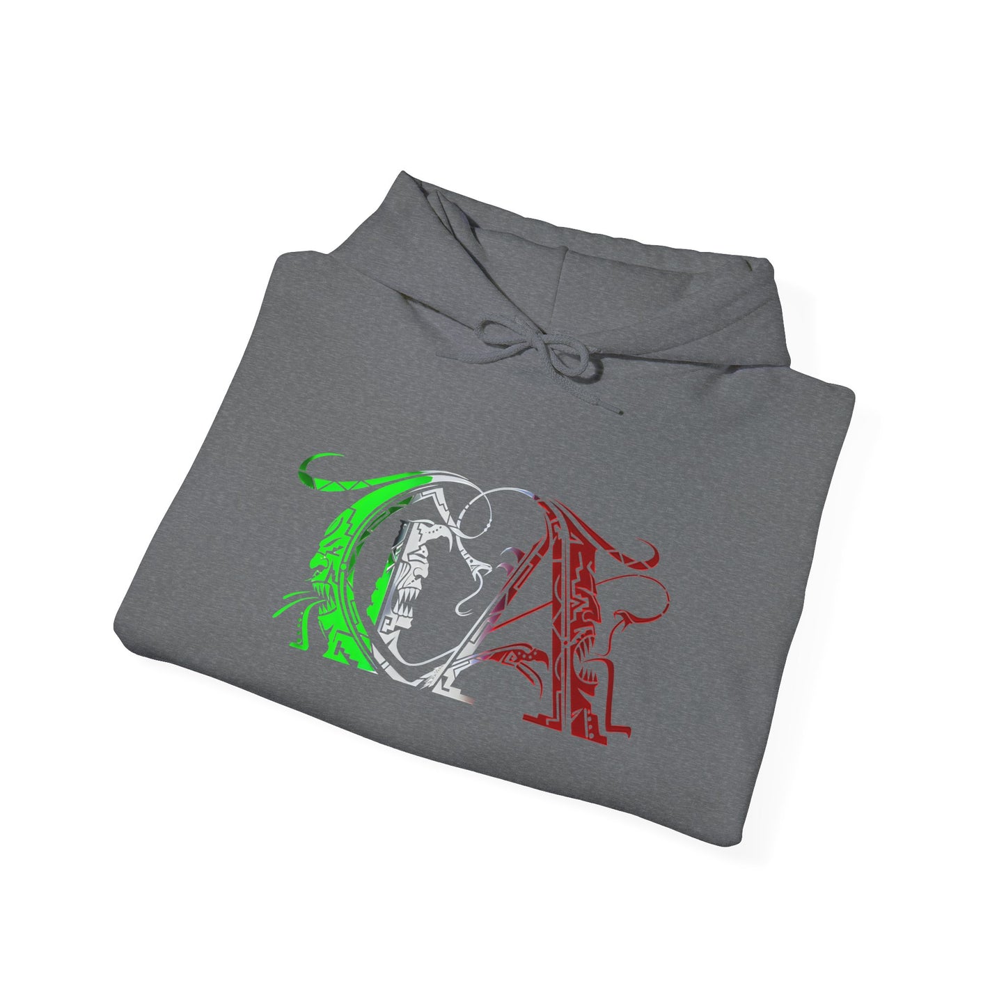 Green, Red and White CA Mexican Hoodie