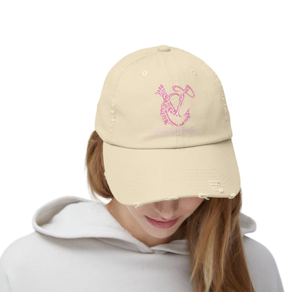 Stylish Unisex Distressed Cap with Anchor Design - Trendy Headwear for Casual Outings, Gifts, Summer Beach Days, Outdoor Adventures