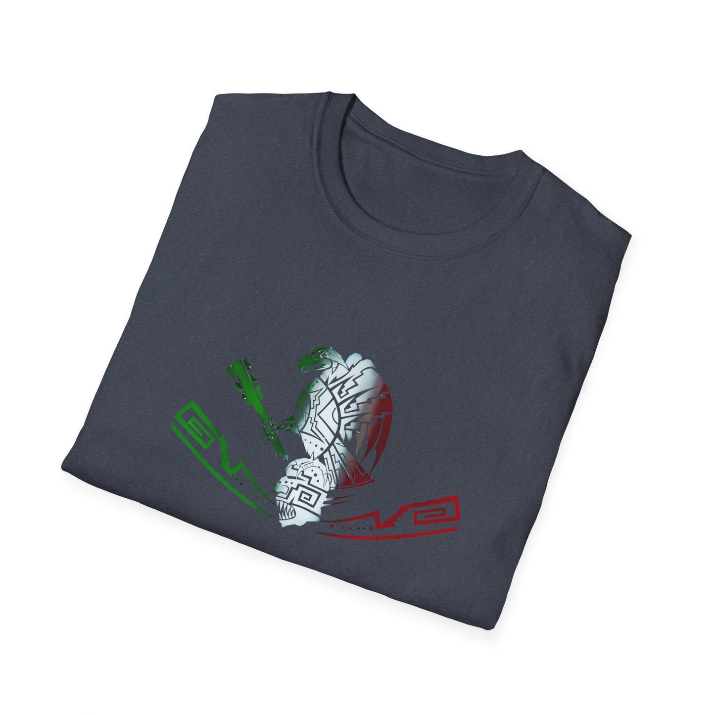 Softstyle T-Shirt Eagle Mexican Flag Colors