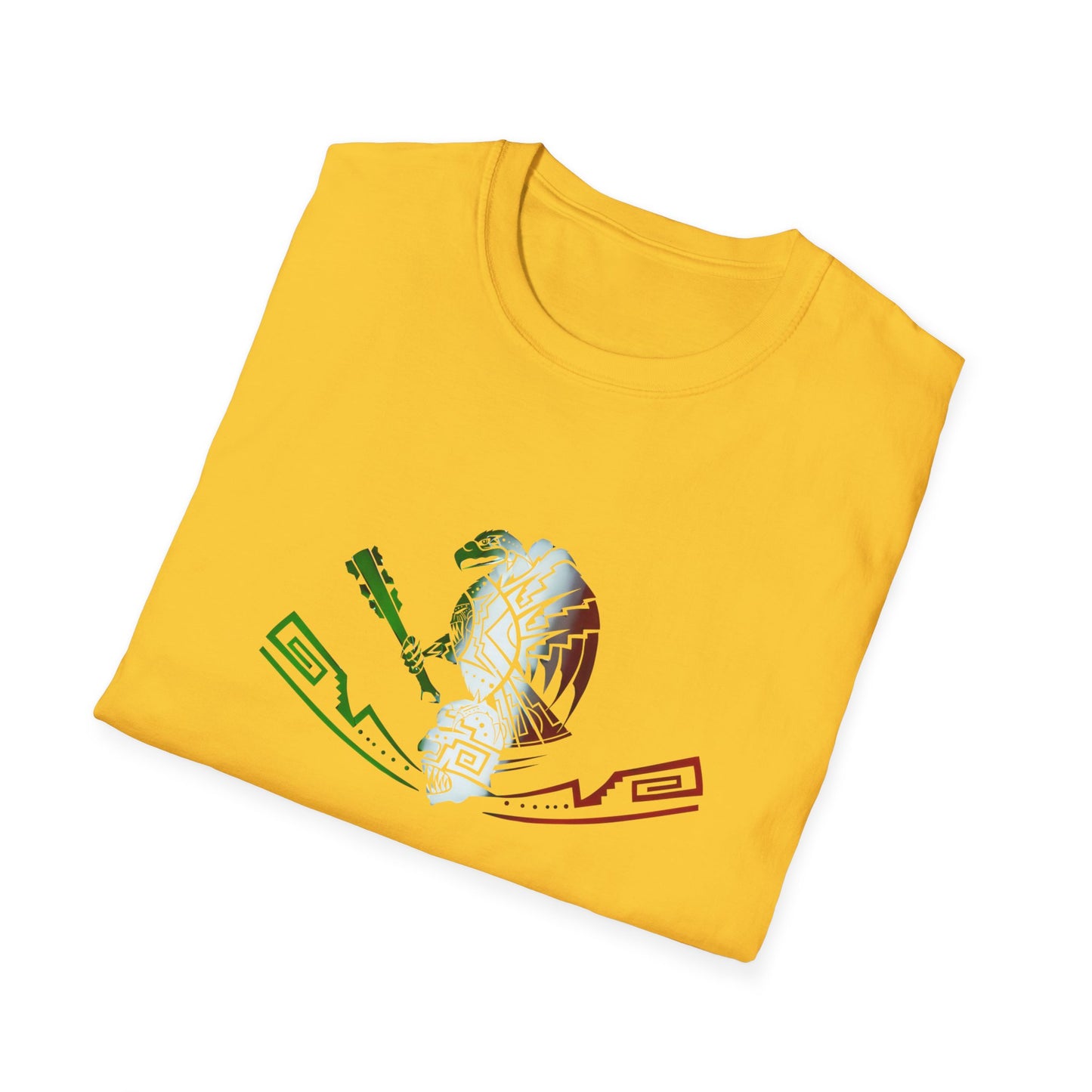 Softstyle T-Shirt Eagle Mexican Flag Colors