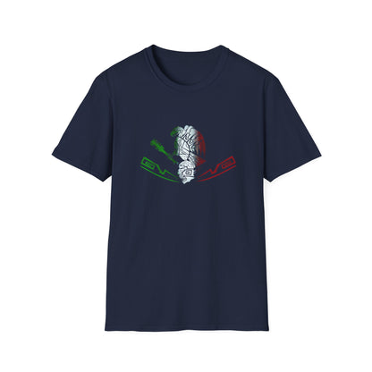 Softstyle T-Shirt Eagle Mexican Flag Colors