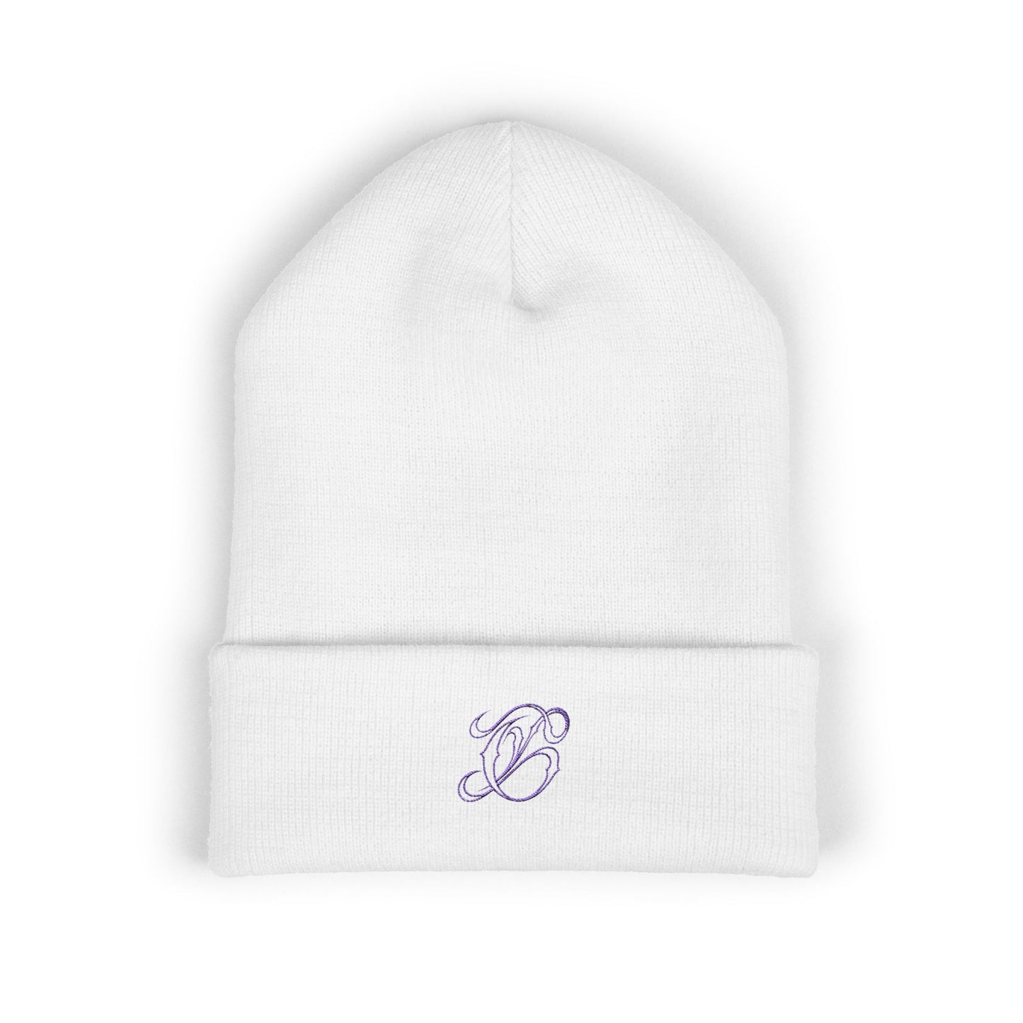 Elegant Monogram Cuffed Beanie - Custom Embroidery, Perfect Gift for Him/Her, Winter Accessory, Cozy Hat, Personalized Style