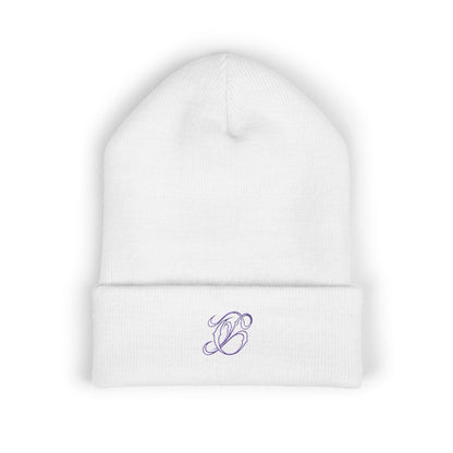 Elegant Monogram Cuffed Beanie - Custom Embroidery, Perfect Gift for Him/Her, Winter Accessory, Cozy Hat, Personalized Style