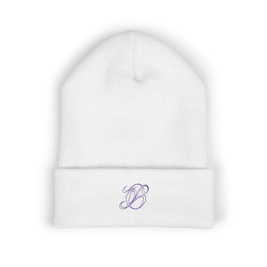 Elegant Monogram Cuffed Beanie - Custom Embroidery, Perfect Gift for Him/Her, Winter Accessory, Cozy Hat, Personalized Style