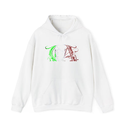 Green, Red and White CA Mexican Hoodie