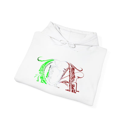 Green, Red and White CA Mexican Hoodie