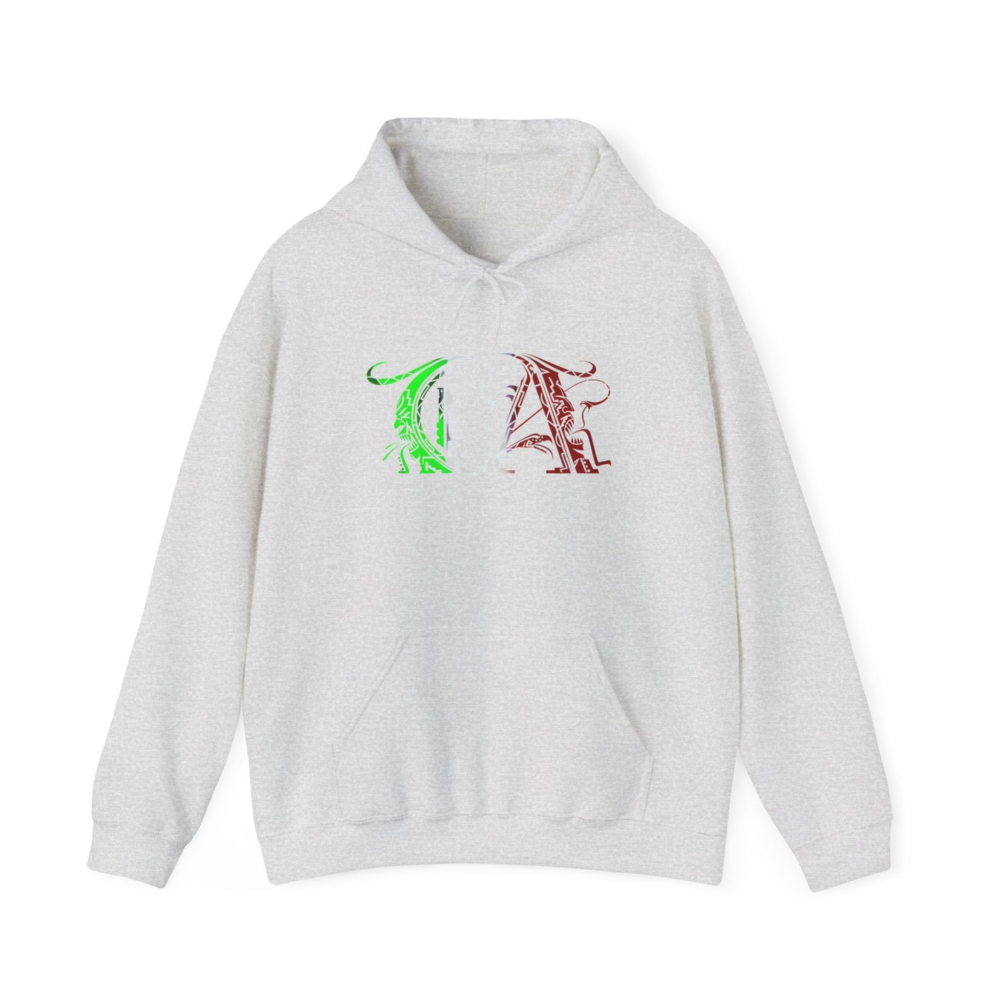 CA Green White Red Tribal Hoodie