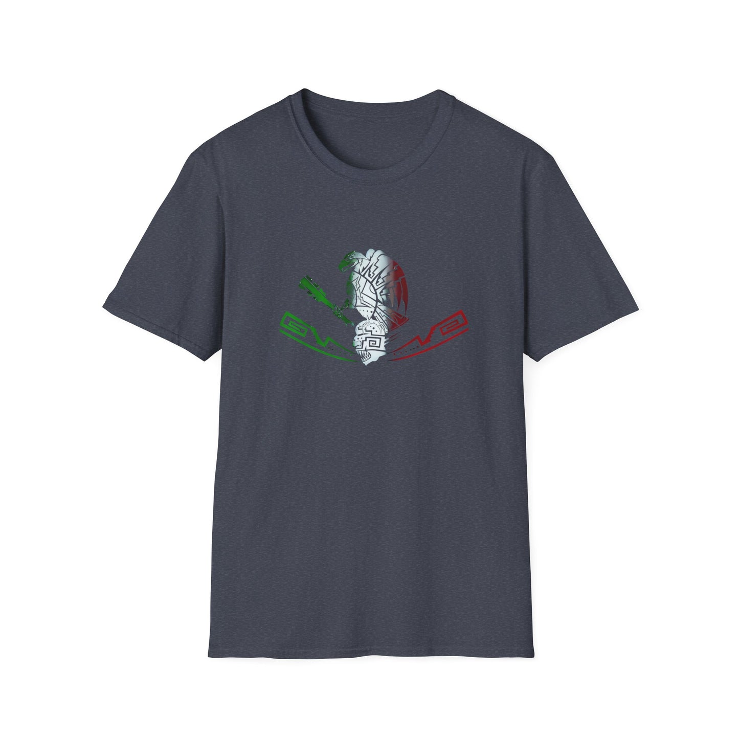 Softstyle T-Shirt Eagle Mexican Flag Colors