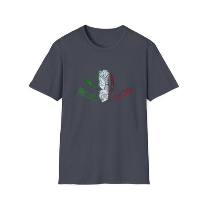 Softstyle T-Shirt Eagle Mexican Flag Colors