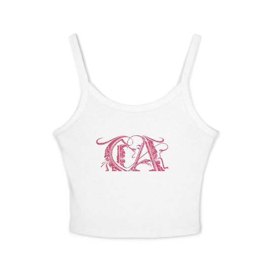 Women's Spaghetti Strap Tank Top, Pink CA