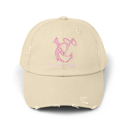 Stylish Unisex Distressed Cap with Anchor Design - Trendy Headwear for Casual Outings, Gifts, Summer Beach Days, Outdoor Adventures