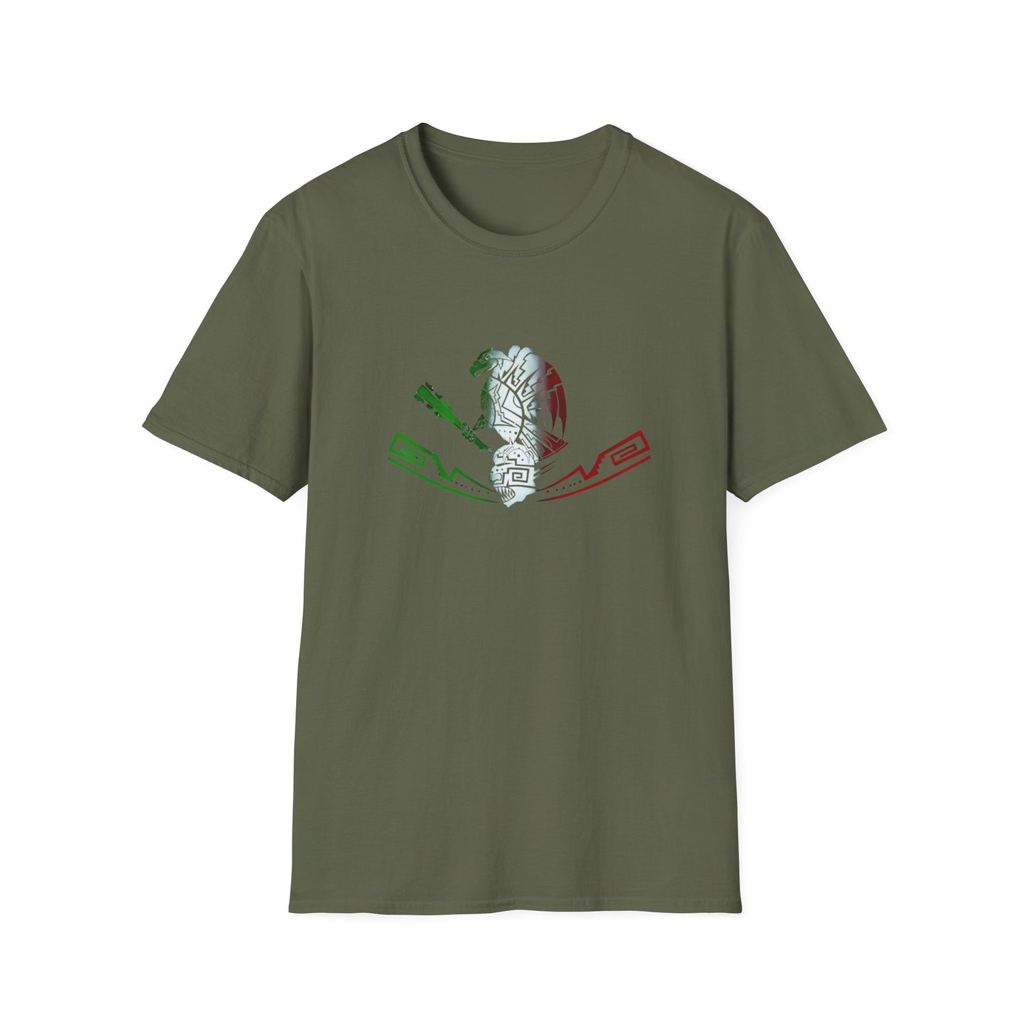 Softstyle T-Shirt Eagle Mexican Flag Colors