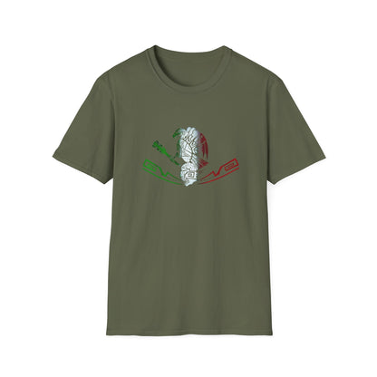 Softstyle T-Shirt Eagle Mexican Flag Colors