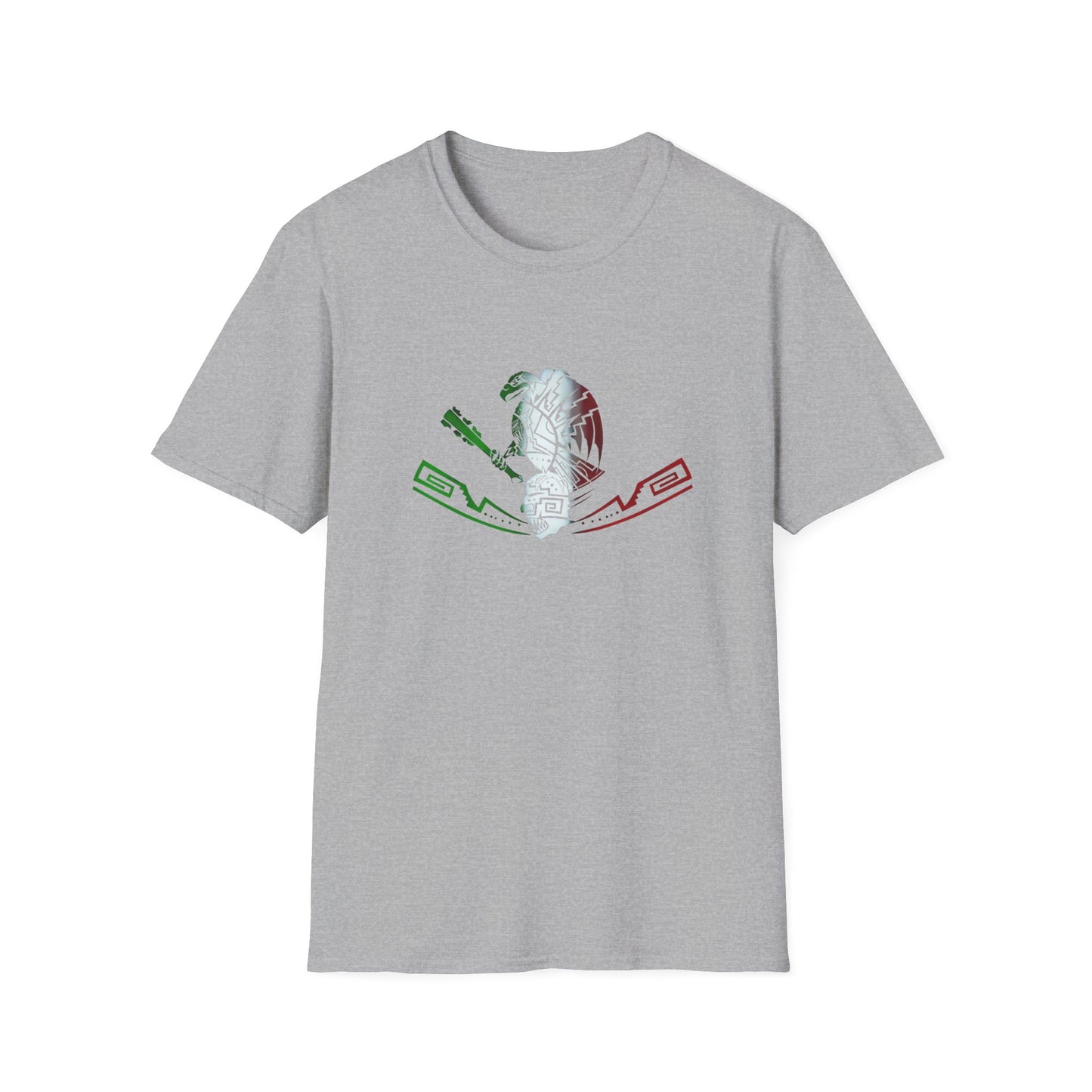 Softstyle T-Shirt Eagle Mexican Flag Colors