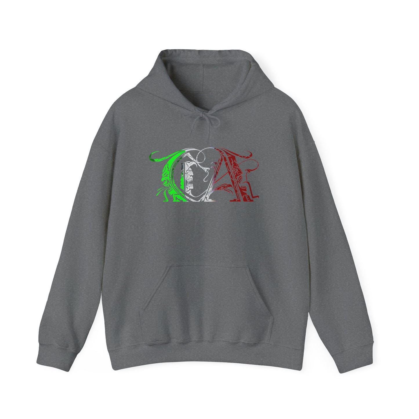 Green, Red and White CA Mexican Hoodie