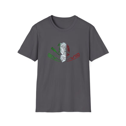 Softstyle T-Shirt Eagle Mexican Flag Colors