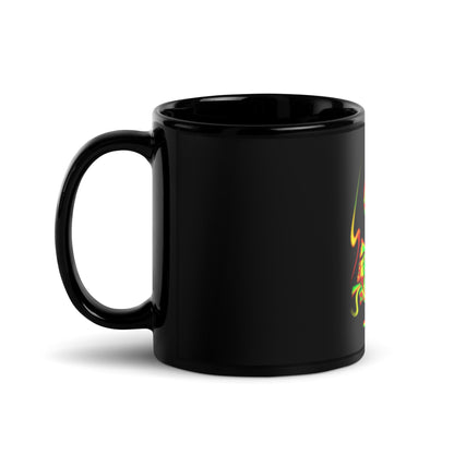 Jamaican Money sign Black Glossy Mug