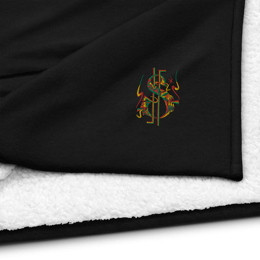 Music Note sherpa blanket