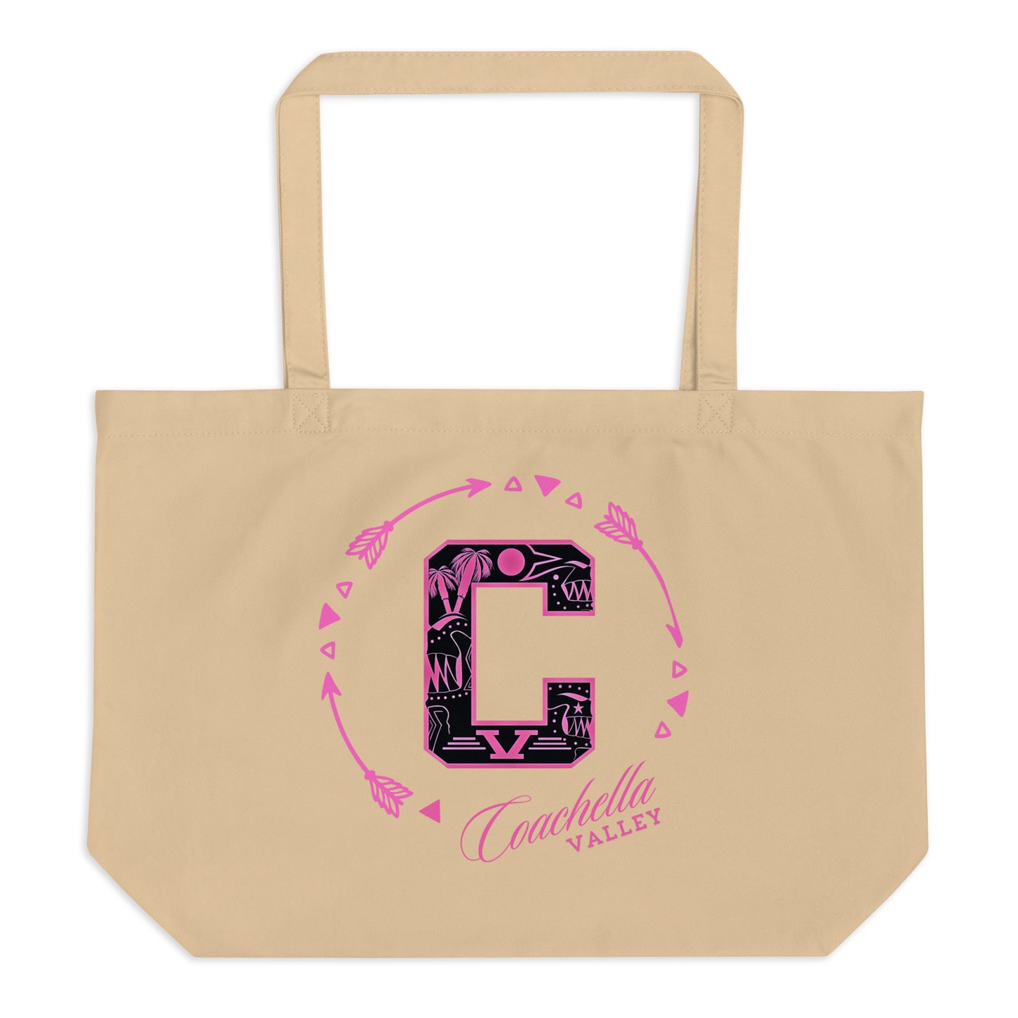 Coachella Valley Large organic tote bag