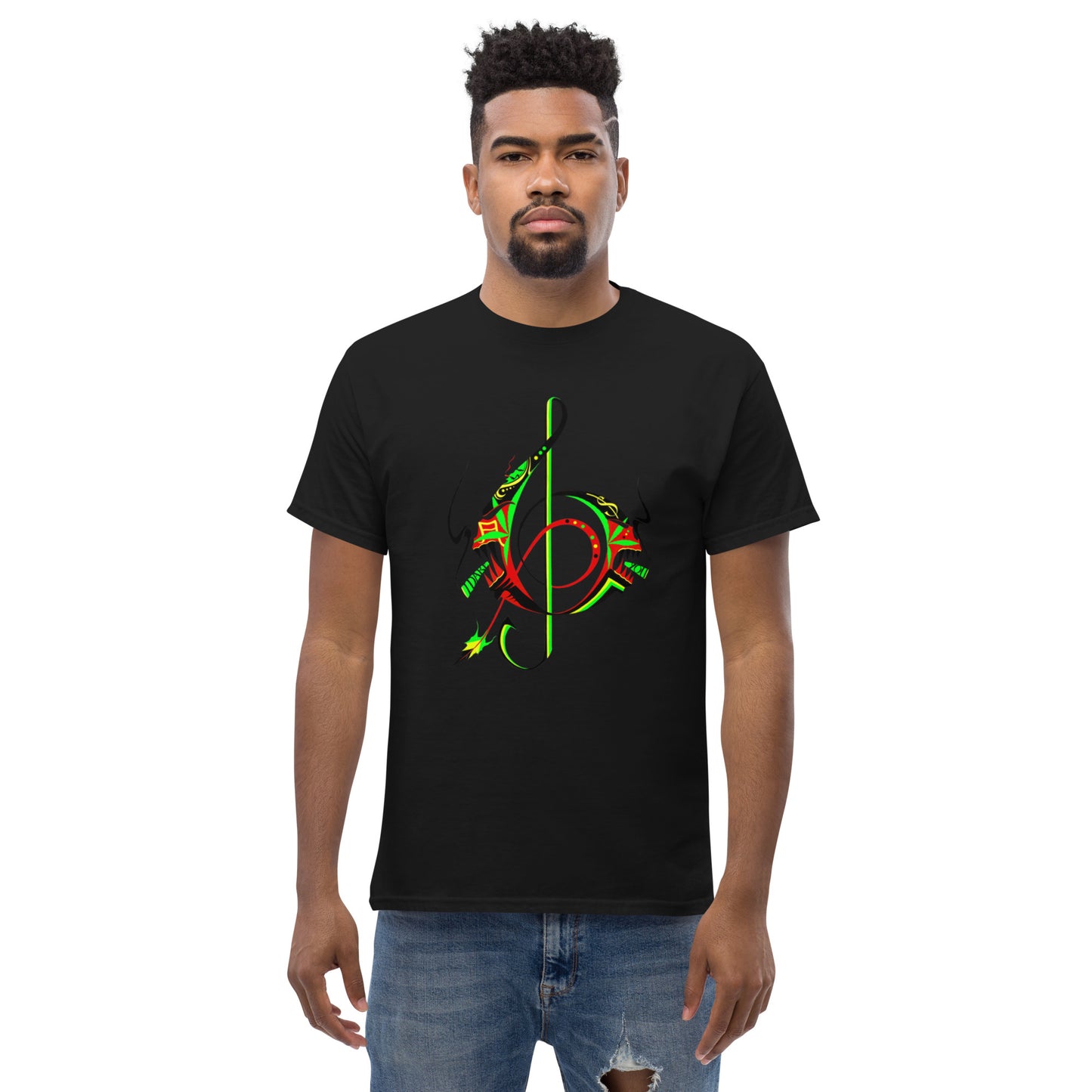 Jamaican Music Note Men's classic tee