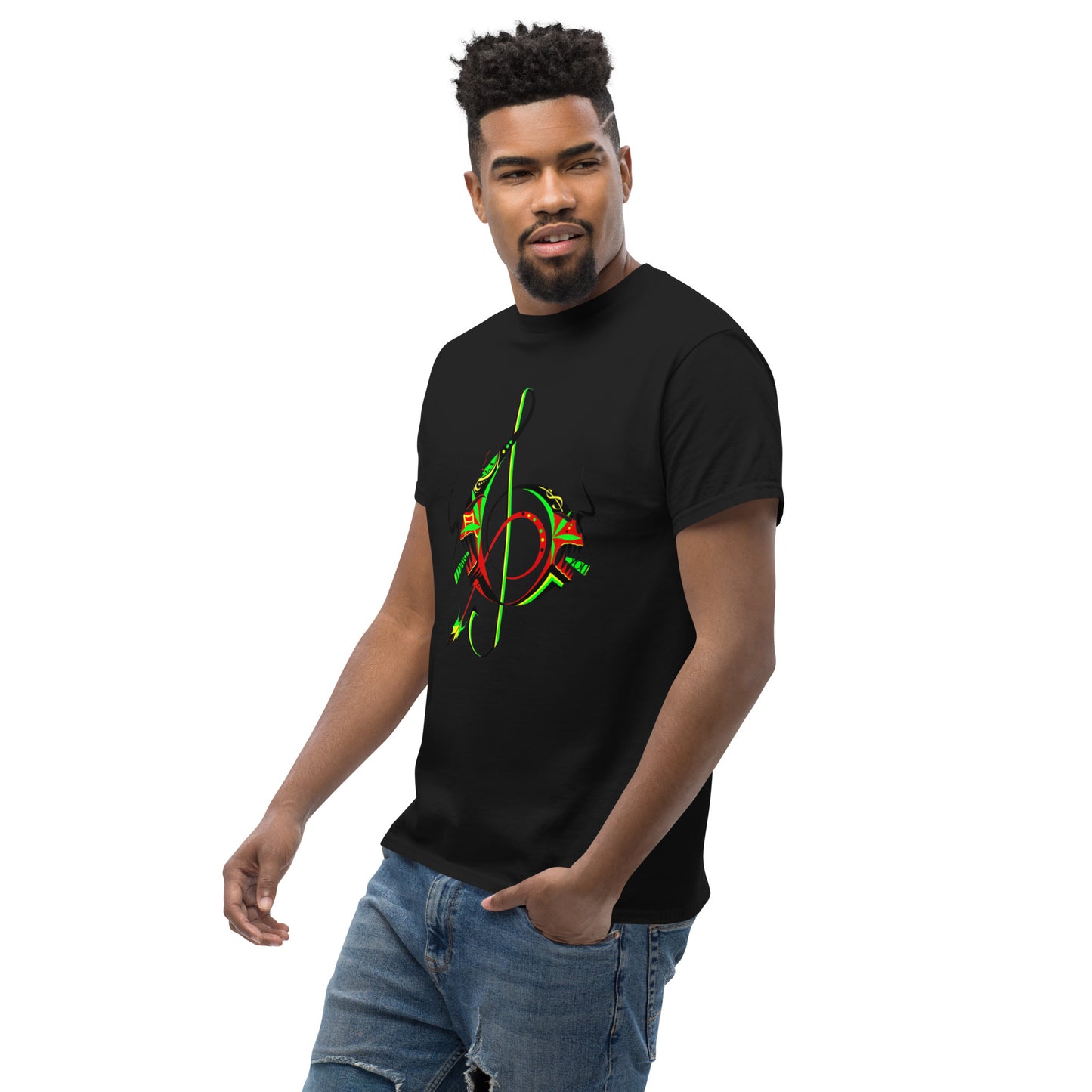 Jamaican Music Note Men's classic tee