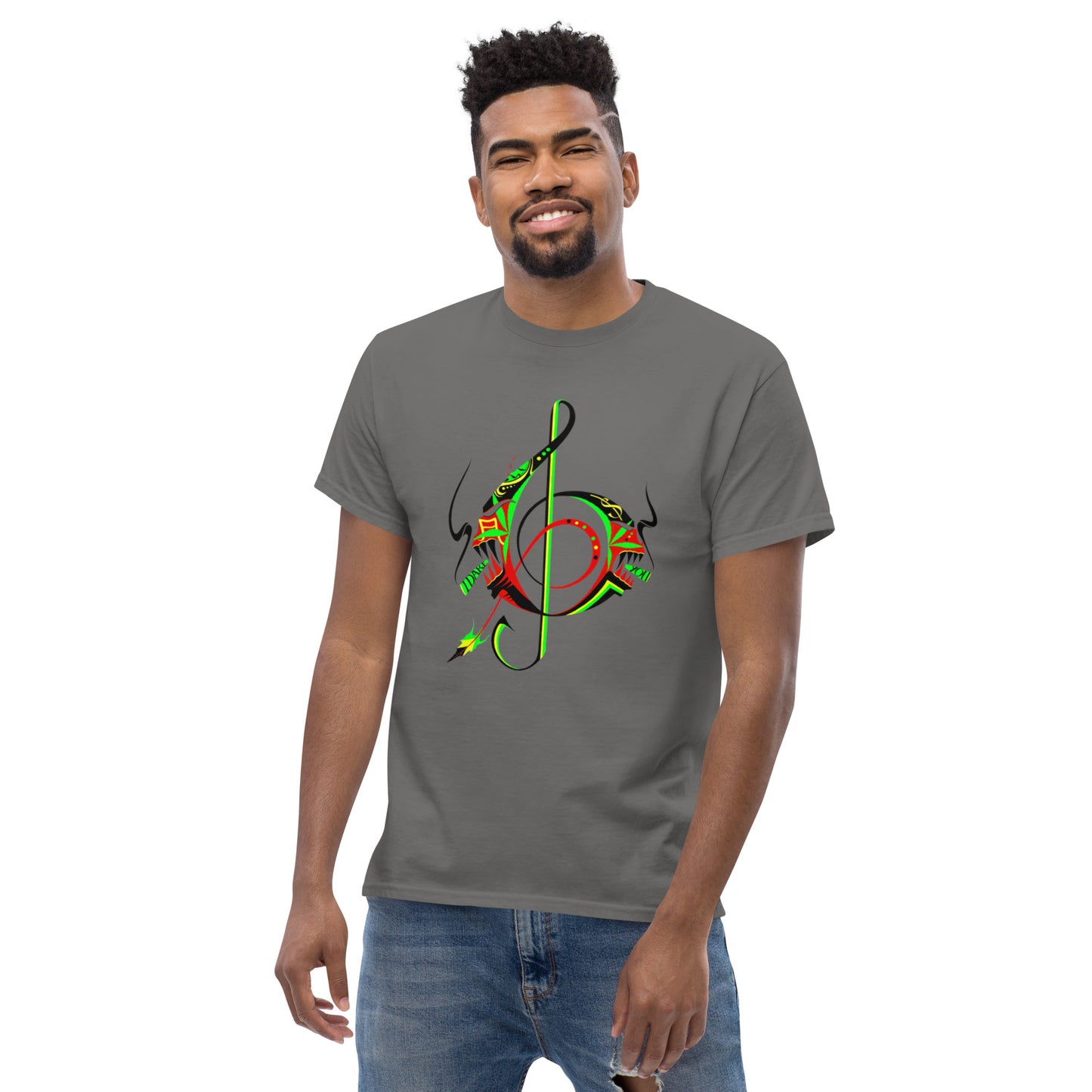 Jamaican Music Note Men's classic tee