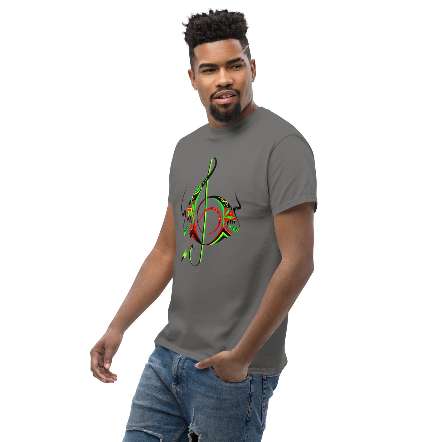 Jamaican Music Note Men's classic tee