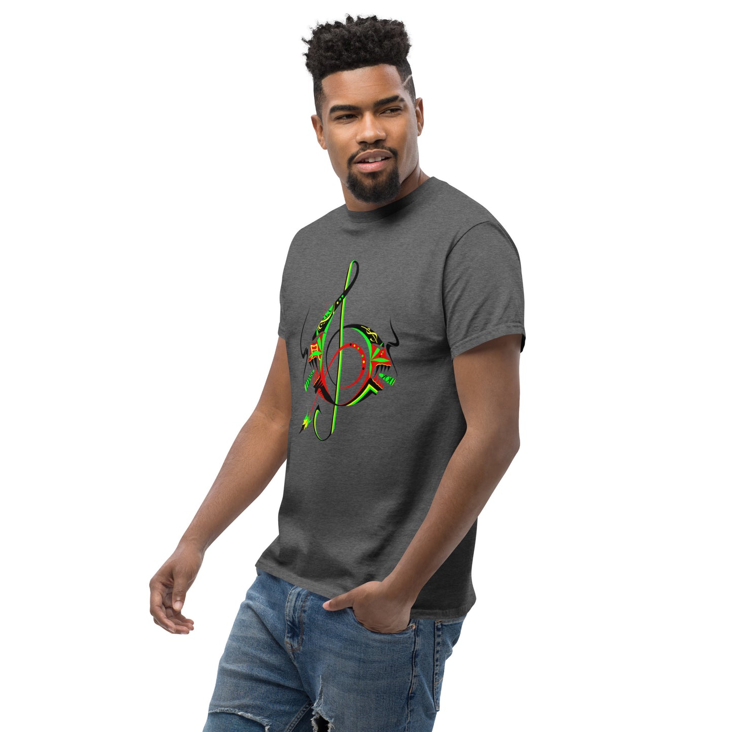 Jamaican Music Note Men's classic tee