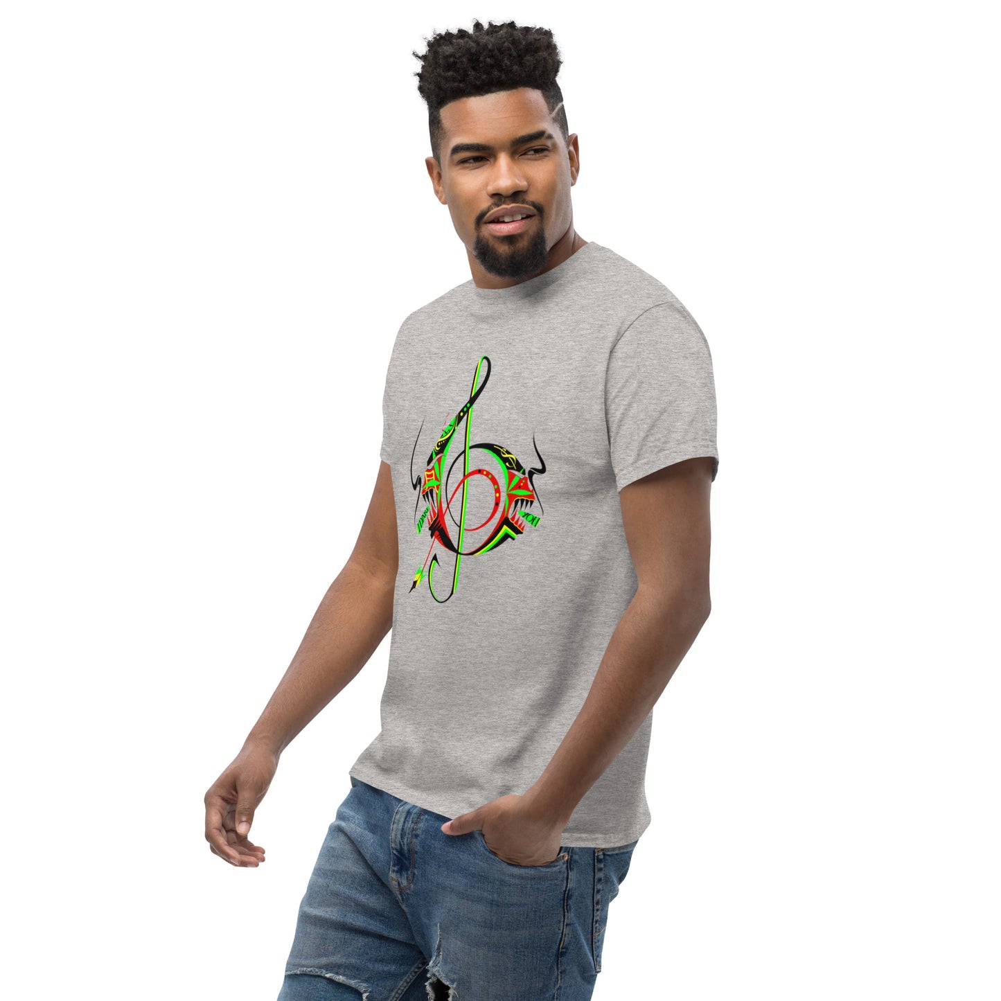 Jamaican Music Note Men's classic tee