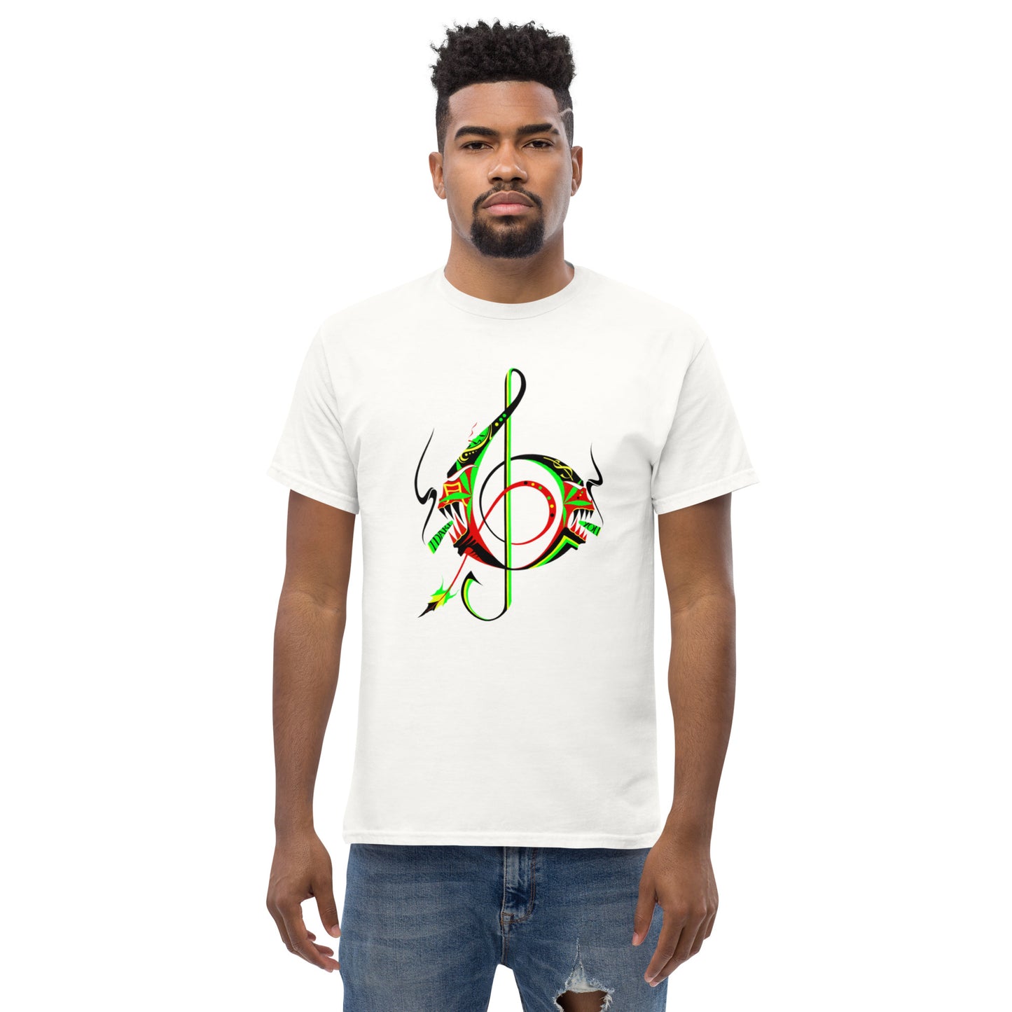 Jamaican Music Note Men's classic tee