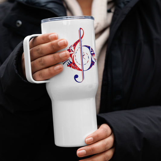 American Music Note Travel mug with a handle