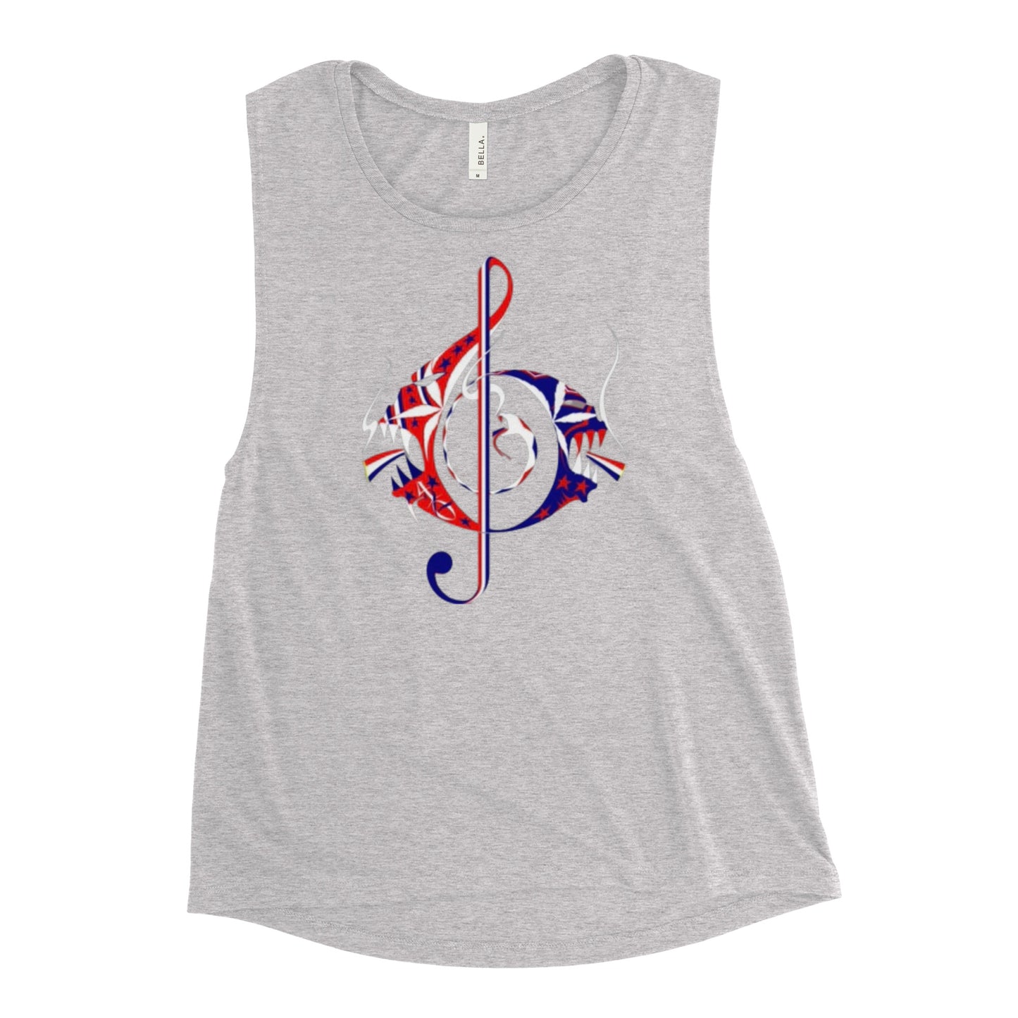 American Music Note Ladies’ Muscle Tank