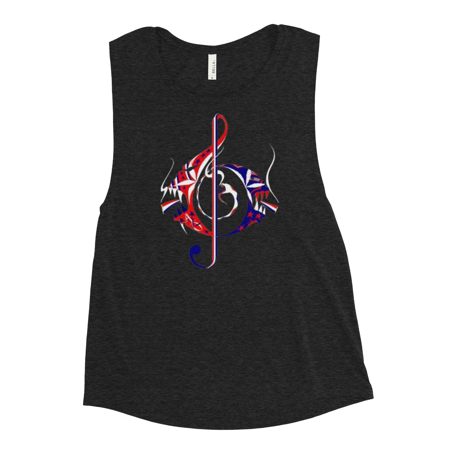 American Music Note Ladies’ Muscle Tank